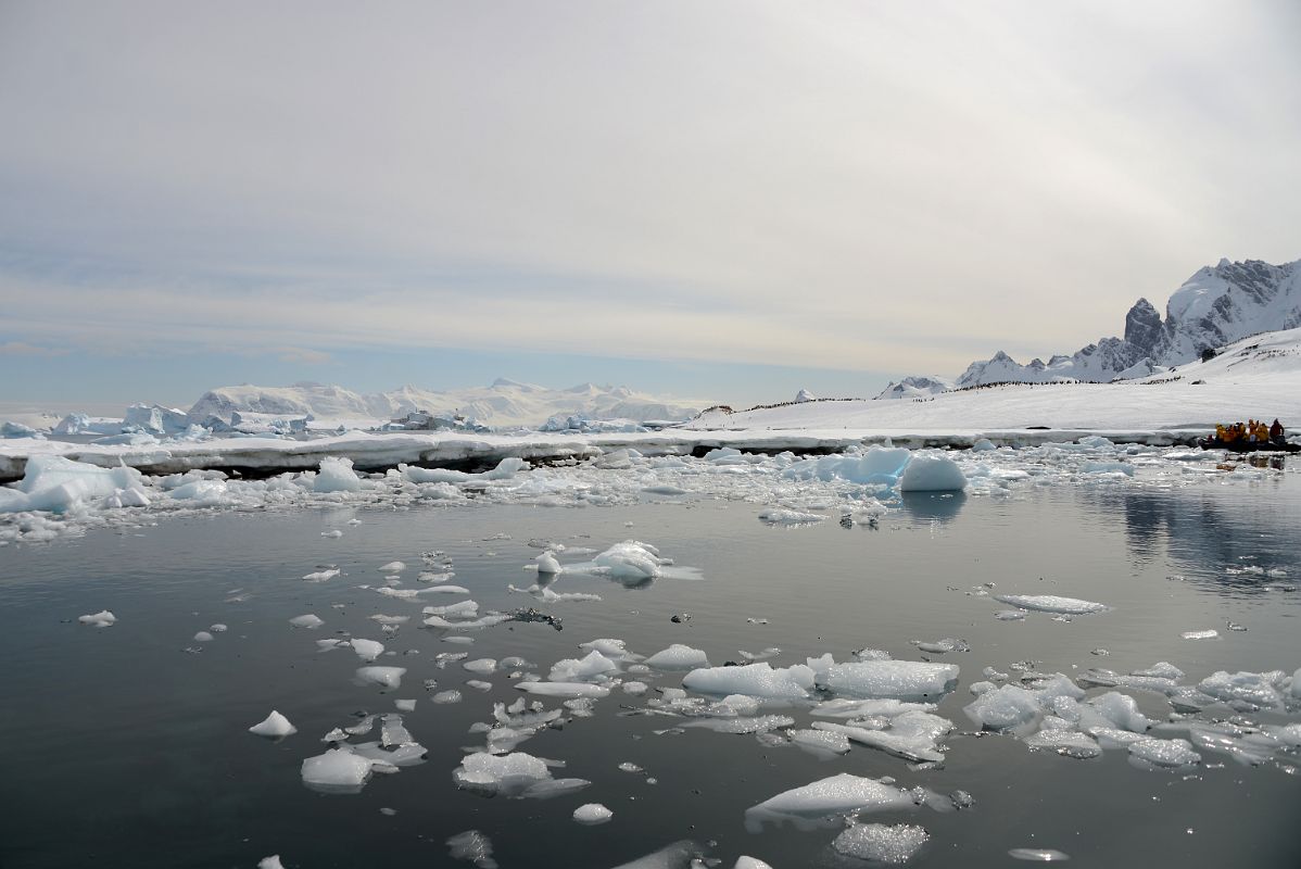 19B Almost Finished The Circumambulation Of Cuverville Island From Zodiac With Brabant Island And Mount Dedo Beyond On Quark Expeditions Antarctica Cruise